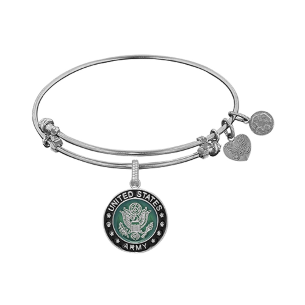 U.S. ARMY 7" Slide Charm Bracelet - by Angelica